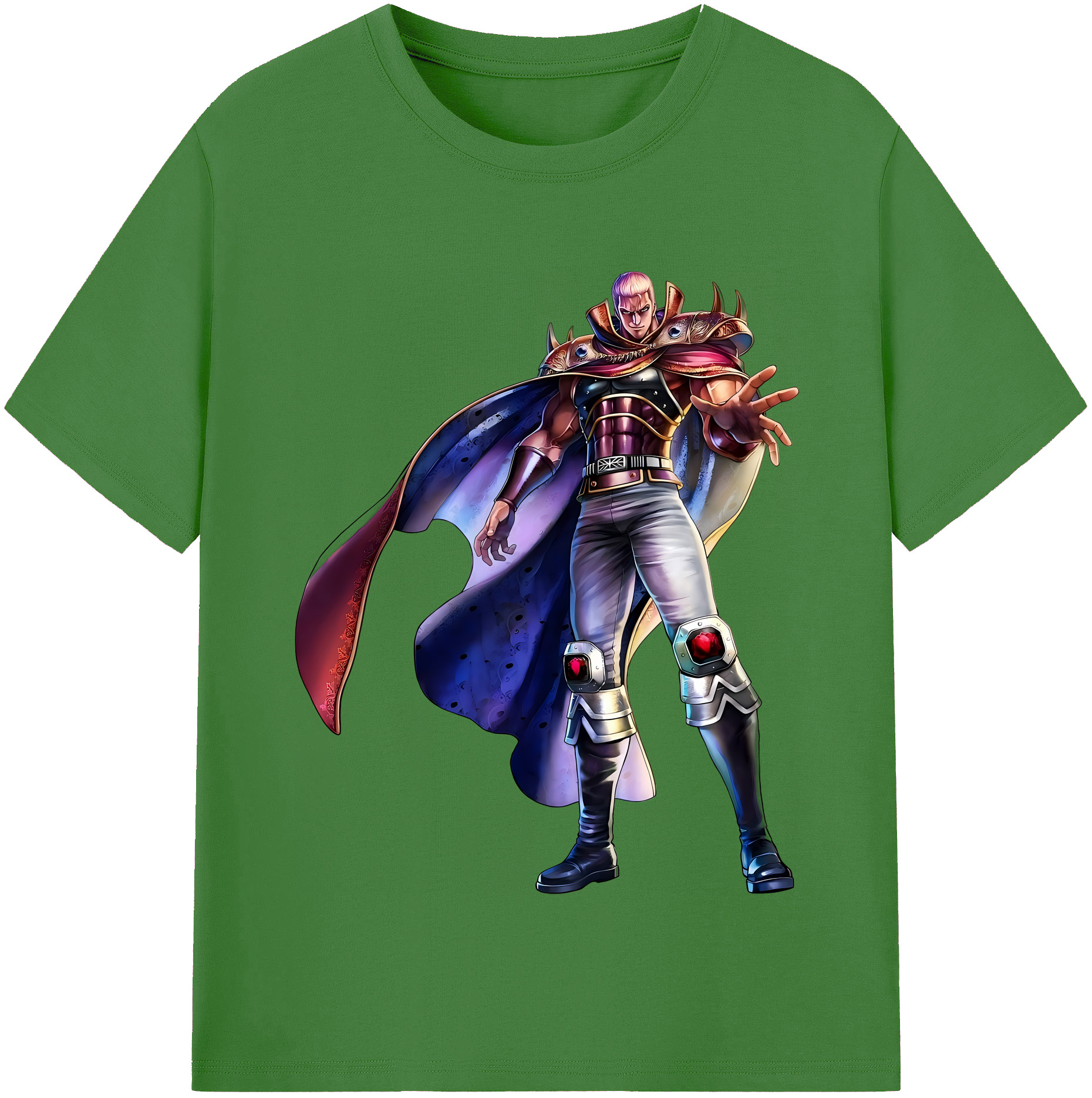 （画像用） 北斗の拳 Fist of the North Star レディースカジュアルプリントTシャツ（綿100％）